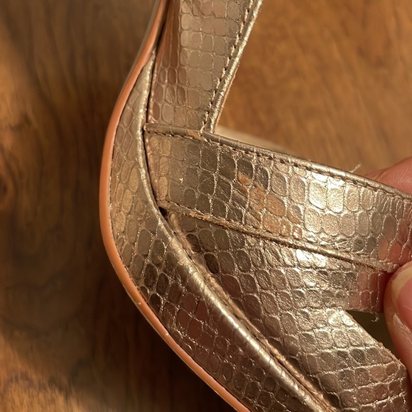 Ted Baker RoseGold Open Toed Pumps uk7/us9 - Picture 8 of 9